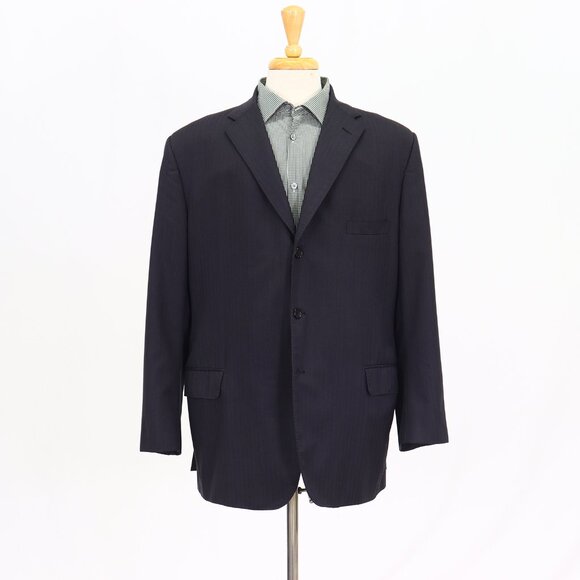 Tom James 46R Gray HB 2-Button Sport Coat Blazer Jacket T206
